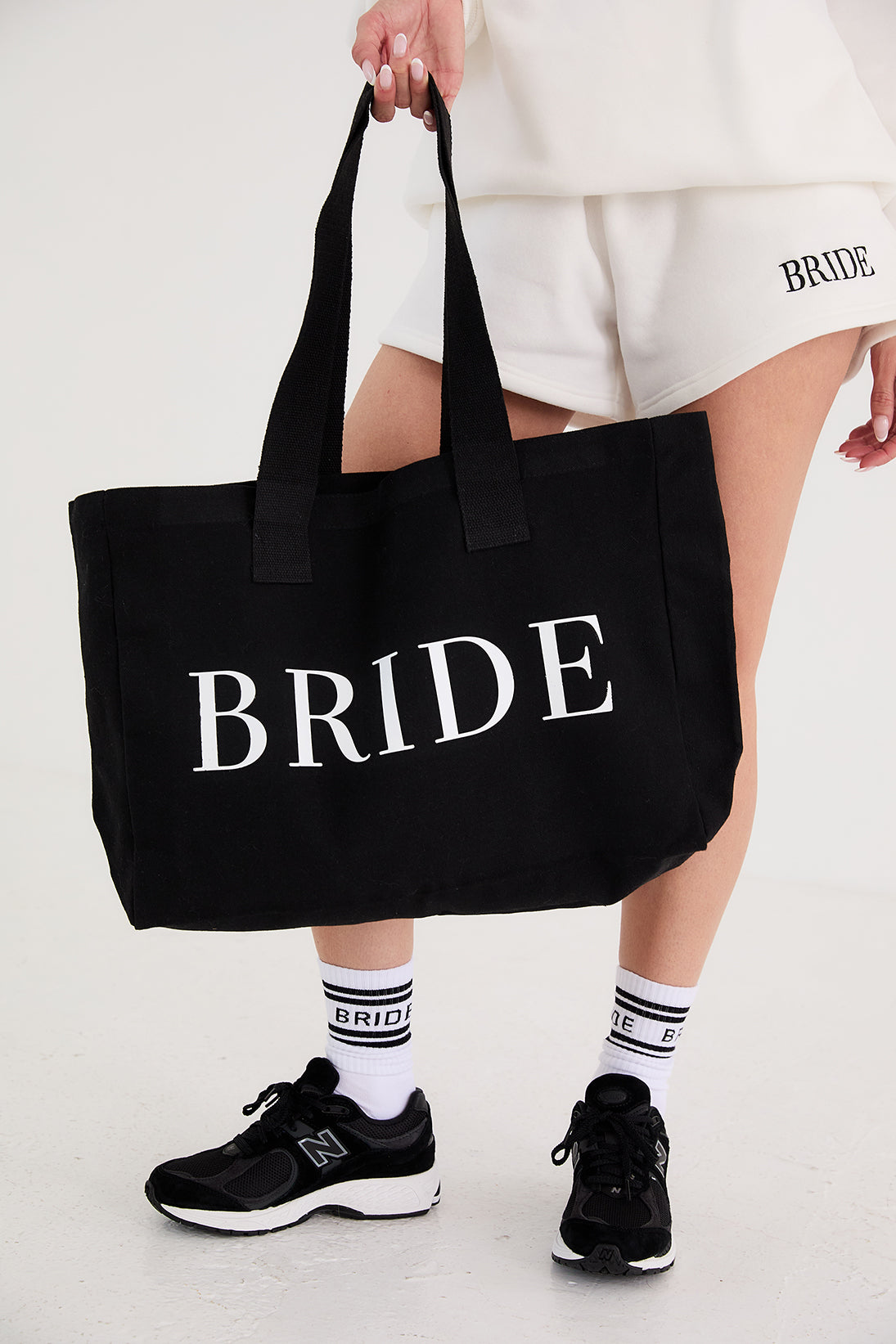 Canvas bride bag on sale